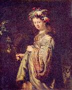 REMBRANDT Harmenszoon van Rijn Flora oil